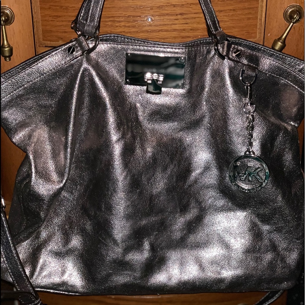 Michael Kors Silver/Pewter Bag